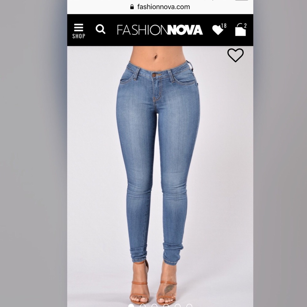 Classic Midrise Fashion Nova Jeans